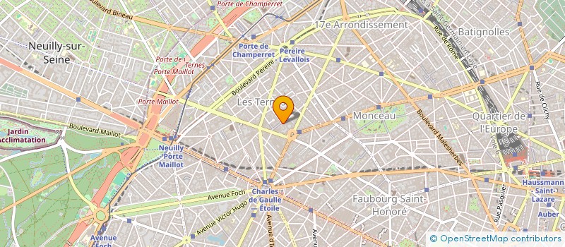 localisation de l'entreprise SCI BRILLANT  PARIS