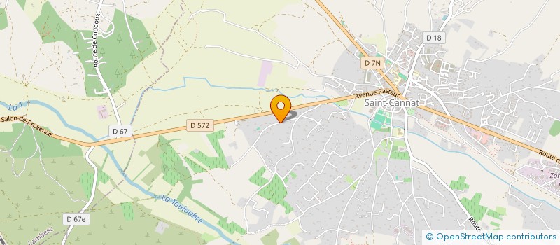 localisation de l'entreprise SCI BRILLANT IMMO  SAINT-CANNAT