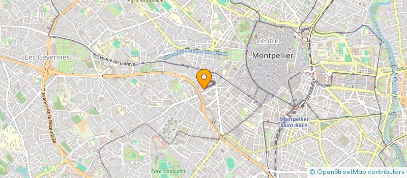 localisation de l'entreprise SCI BRILLANTE à MONTPELLIER