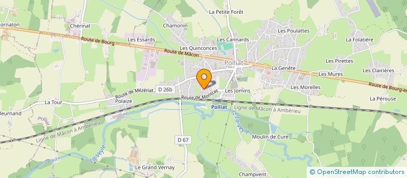 localisation de l'entreprise SCI BRILLE LAFAYETTE  MONTCET