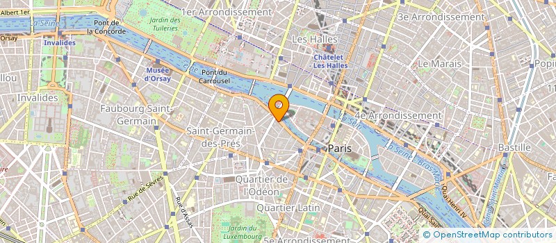 localisation de l'entreprise SCI BRILLEMBOURG DES GRANDS AUGUSTINS  PARIS