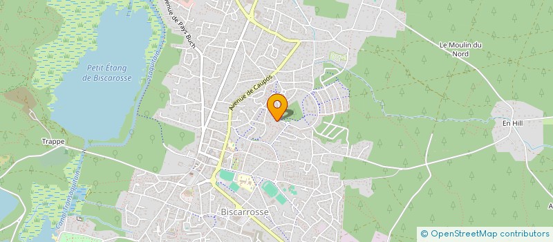 localisation de l'entreprise SCI BRILLET  BISCARROSSE