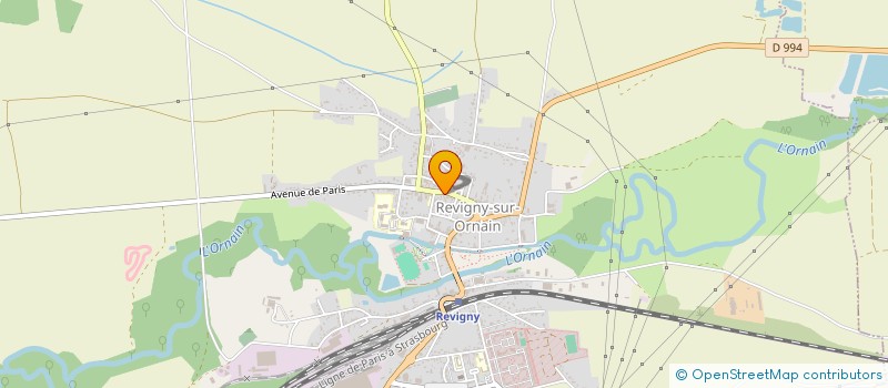localisation de l'entreprise SCI BRILLON à REVIGNY-SUR-ORNAIN
