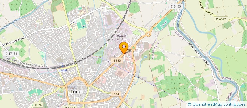 localisation de l'entreprise SCI BRIM  VILLEVIEILLE