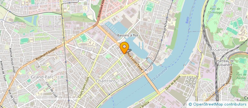 localisation de l'entreprise SCI BRIMA  BORDEAUX