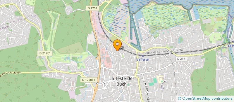 localisation de l'entreprise SCI BRIMAJOLI à LA TESTE-DE-BUCH