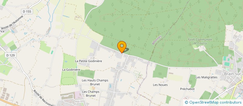 localisation de l'entreprise SCI BRIMAMO  BRAIN-SUR-ALLONNES