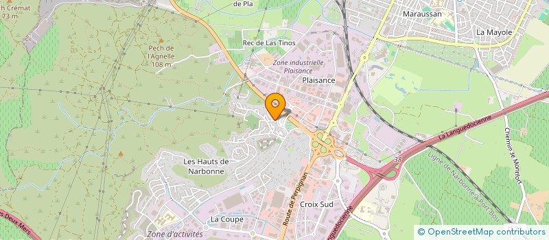 localisation de l'entreprise SCI BRIMAU PIERRE à NARBONNE