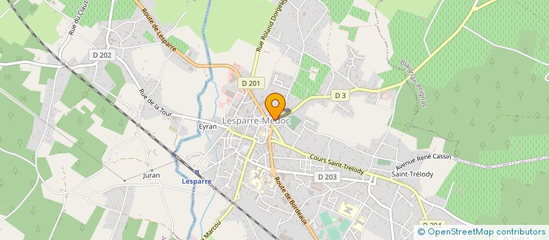 localisation de l'entreprise SCI BRIMBELLES ET CRUSTACES  LESPARRE-MEDOC