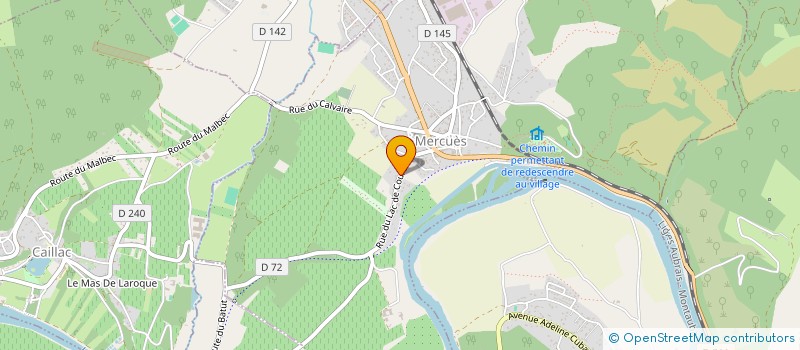 localisation de l'entreprise SCI BRIMDEAU  MERCUES