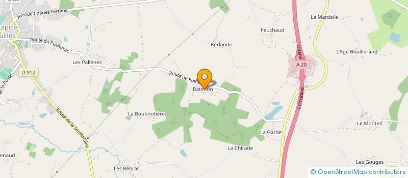 localisation de l'entreprise SCI BRIMIMMO  SAINT-SULPICE-LES-FEUILLES