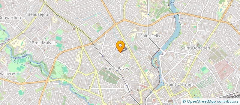 localisation de l'entreprise SCI BRIMM à NANTES