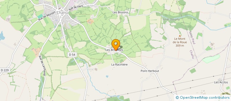 localisation de l'entreprise SCI BRIMMO à CHANU