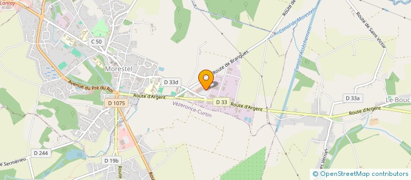 localisation de l'entreprise SCI BRIMO  MORESTEL