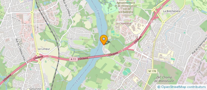 localisation de l'entreprise SCI BRIN D'ERDRE à NANTES