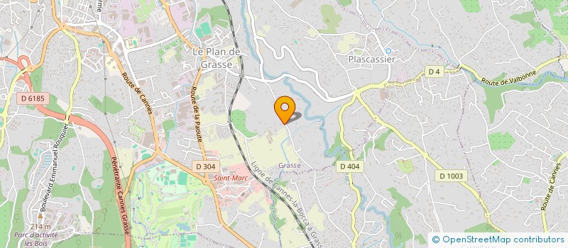 localisation de l'entreprise SCI BRIN DE REVE à GRASSE