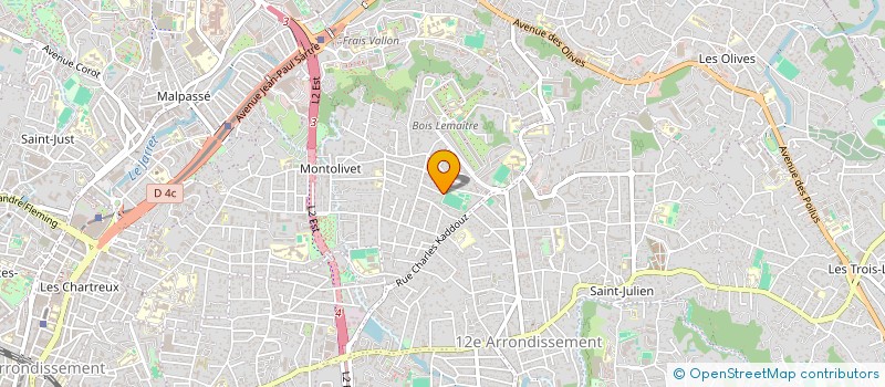 localisation de l'entreprise SCI BRINAN à MARSEILLE