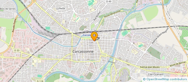 localisation de l'entreprise SCI BRINGER 72 à CARCASSONNE