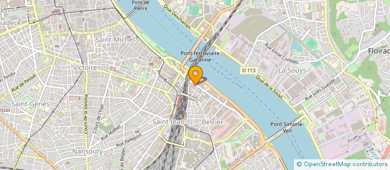 localisation de l'entreprise SCI BRINI  BORDEAUX