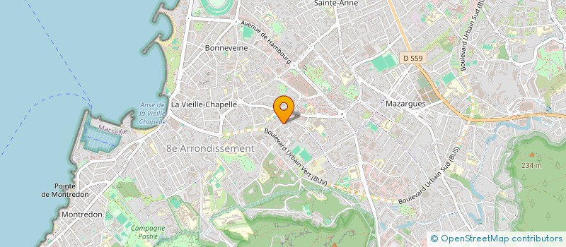 localisation de l'entreprise SCI BRINK BONINI à MARSEILLE