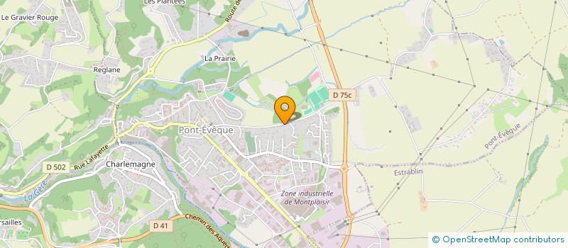 localisation de l'entreprise SCI BRIO  PONT-EVEQUE