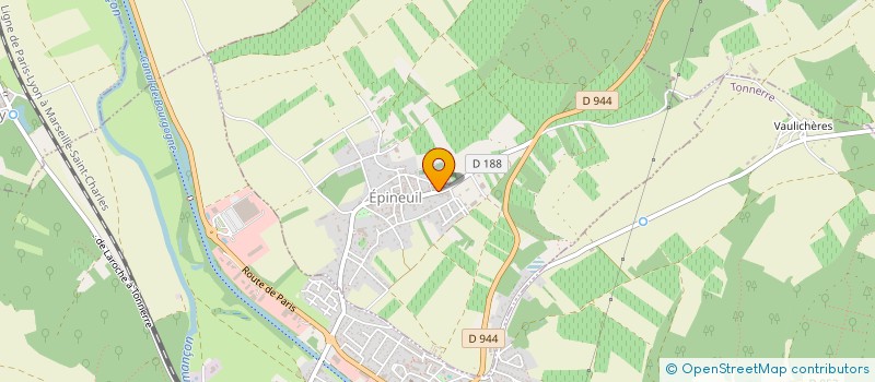 localisation de l'entreprise SCI BRIO  EPINEUIL