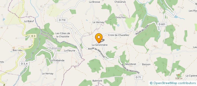 localisation de l'entreprise SCI BRIO15  LARAJASSE