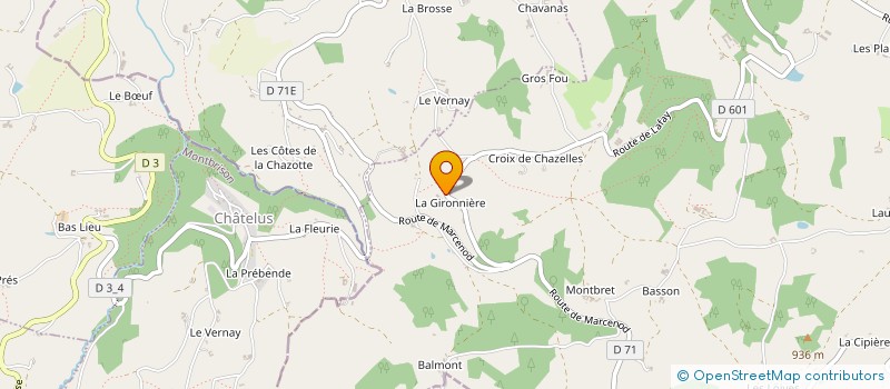 localisation de l'entreprise SCI BRIO15  LARAJASSE