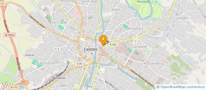 localisation de l'entreprise SCI BRIOL  CASTRES