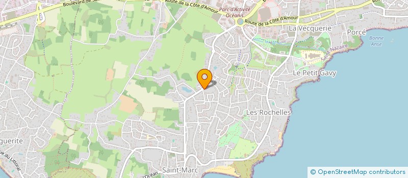 localisation de l'entreprise SCI BRIOLAISE  SAINT-NAZAIRE