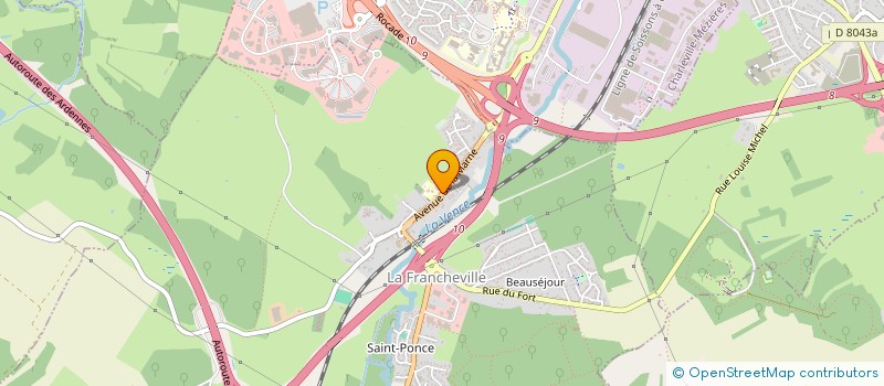 localisation de l'entreprise SCI BRION FOURNIER  LA FRANCHEVILLE