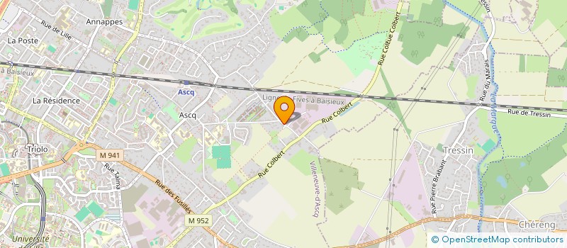 localisation de l'entreprise SCI BRIOST PREVERT à VILLENEUVE-D'ASCQ