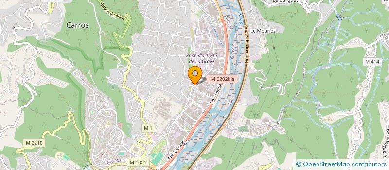 localisation de l'entreprise SCI BRIOT à CARROS