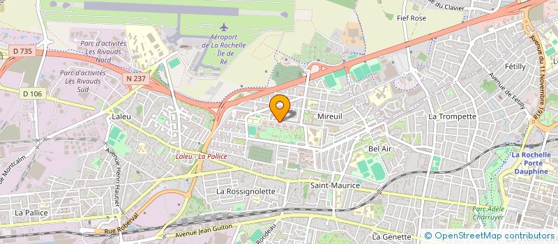 localisation de l'entreprise SCI BRIOU MOREAU  LA ROCHELLE