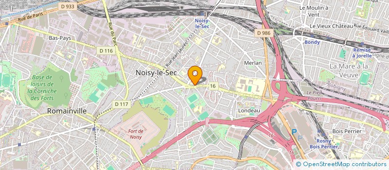 localisation de l'entreprise SCI BRIOUA à NOISY-LE-SEC