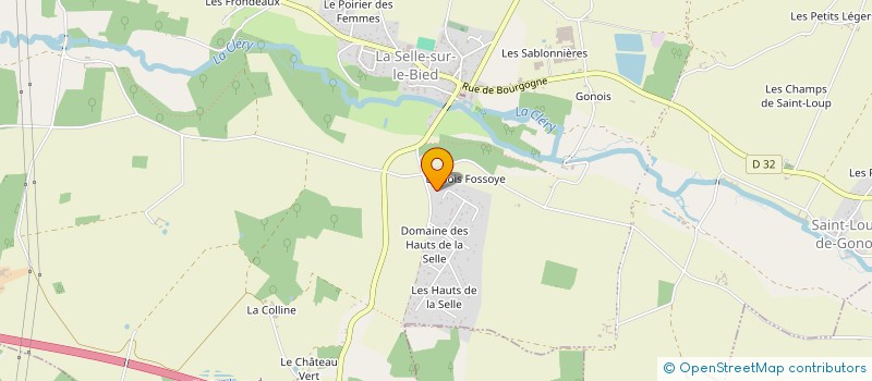 localisation de l'entreprise SCI BRIPASMF à LA SELLE-SUR-LE-BIED