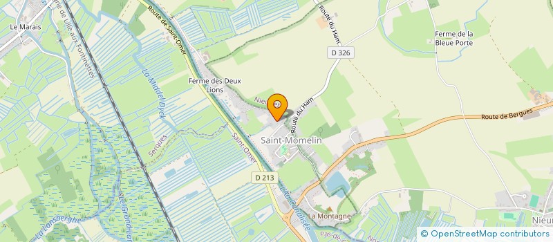 localisation de l'entreprise SCI BRIQUENLOU  SAINT-MOMELIN