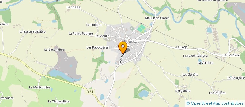 localisation de l'entreprise SCI BRIQUETERIE DE LA POTERIE à SEVREMOINE