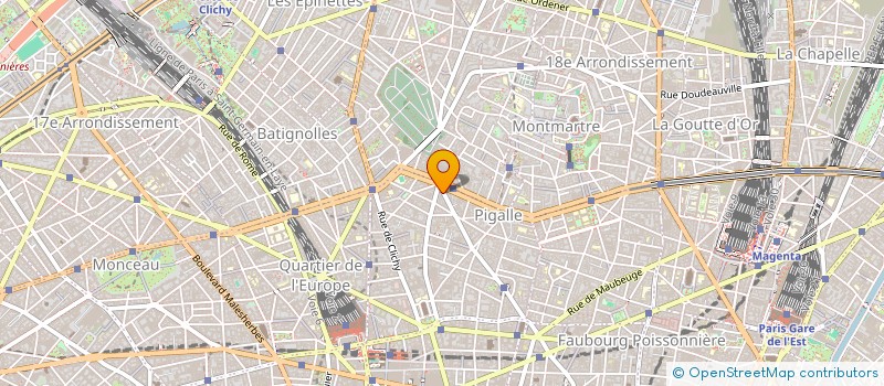 localisation de l'entreprise SCI BRISANHEL  PARIS