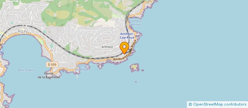 localisation de l'entreprise SCI BRISE D'ESTEREL  SAINT-RAPHAEL