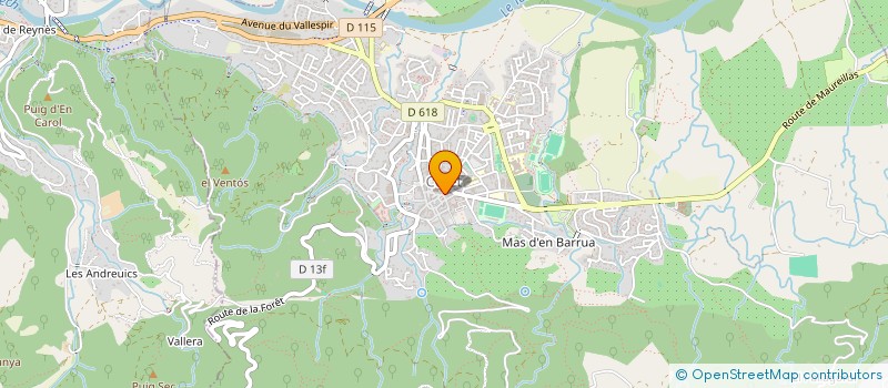 localisation de l'entreprise SCI BRISE DE MER  CERET