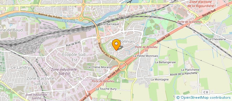 localisation de l'entreprise SCI BRISE-LAME à CESSON-SEVIGNE