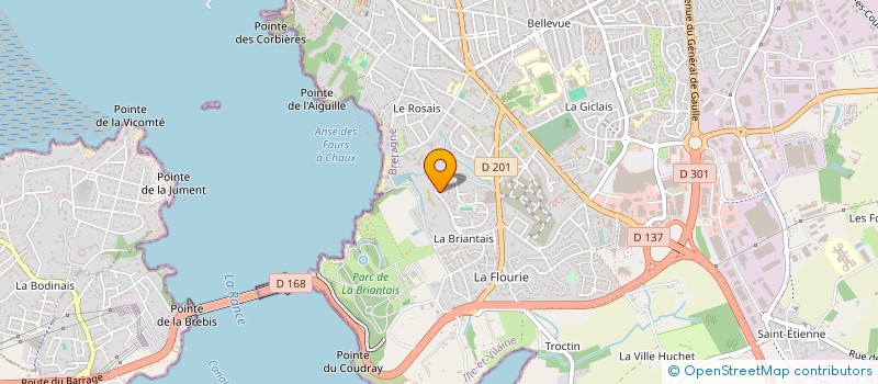localisation de l'entreprise SCI BRISELAINE  SAINT-MALO