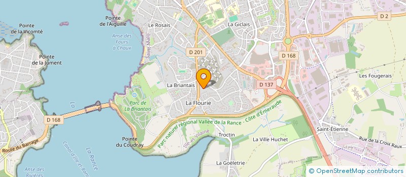 localisation de l'entreprise SCI BRISELAINE  SAINT-MALO