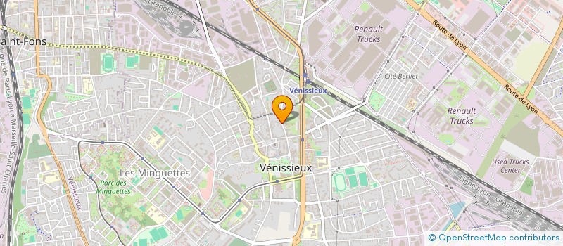 localisation de l'entreprise SCI BRISEMARINE  VENISSIEUX