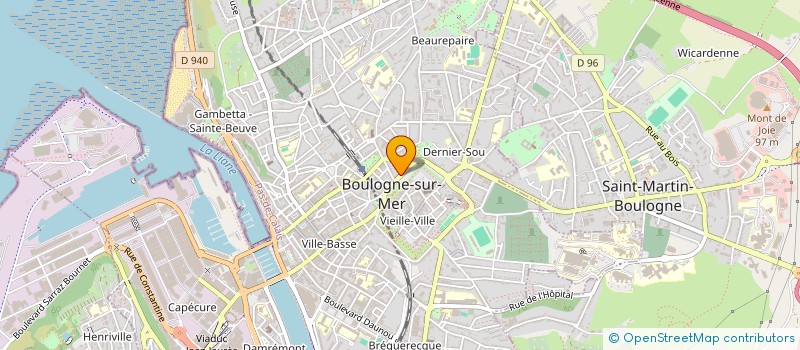 localisation de l'entreprise SCI BRISER à BOULOGNE-SUR-MER