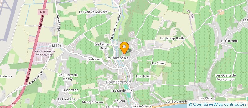localisation de l'entreprise SCI BRISSARD-TESSIEREAU à ROCHECORBON