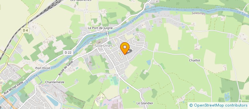 localisation de l'entreprise SCI BRISSAULT - CHASSEREAU à SOLESMES