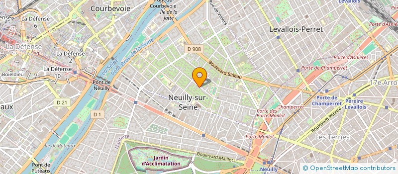 localisation de l'entreprise SCI BRISSE LAGARDE à NEUILLY-SUR-SEINE