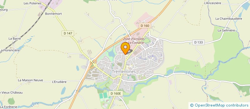 localisation de l'entreprise SCI BRISSEAU RAVEL  TREMENTINES